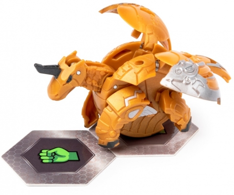 Figurina bila Bakugan Aurelus Pegatrix Pegasus Gold Spin Master