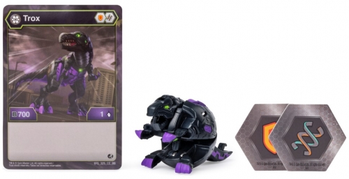 Figurina bila Bakugan Darkus Trox Spin Master