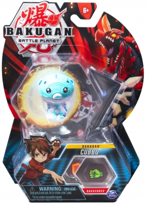 Figurina bila Bakugan Cubbo Spin Master