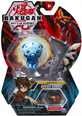 Figurina bila Bakugan Aquos Cubbo Spin Master