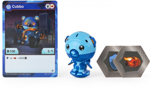 Figurina bila Bakugan Aquos Cubbo Spin Master