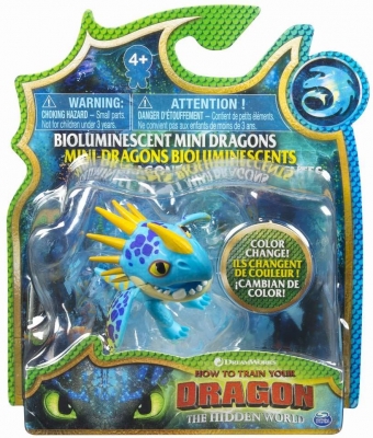 Figurina Mini Dragon Stormfly schimba culoarea Spin Master