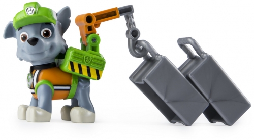 Figurina Rocky Experti in constructii Patrula Catelusilor Spin Master