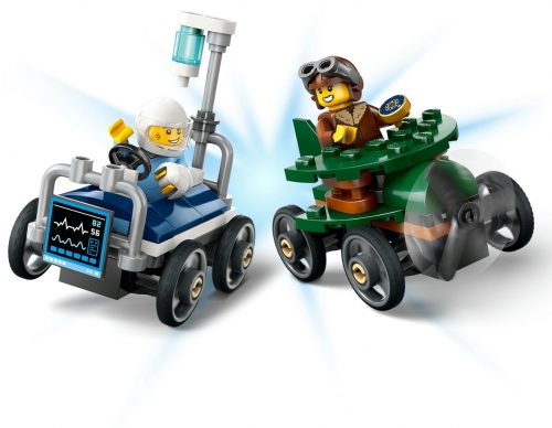 Pachet de curse Avion vs. pat de spital 60459 LEGO City