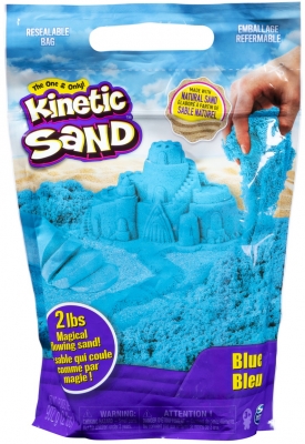 Nisip Kinetic Sand, 900 gr, albastru Spin Master