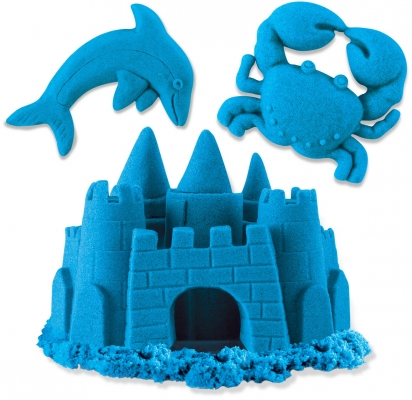 Nisip Kinetic Sand, 900 gr, albastru Spin Master
