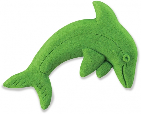 Nisip Kinetic Sand, 900 gr, verde Spin Master