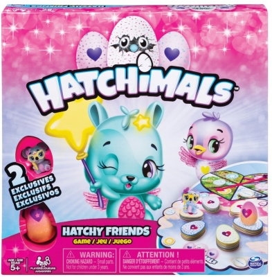 Joc de societate cu planse si animalute Hatchimals Spin Master