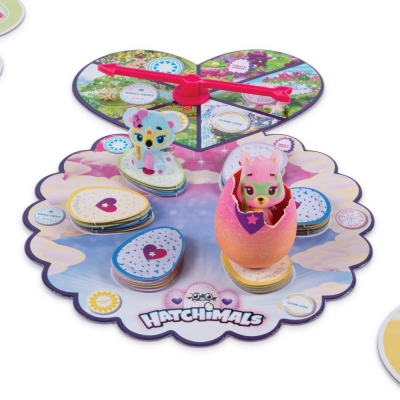 Joc de societate cu planse si animalute Hatchimals Spin Master