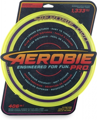 SWIMWAYS AEROBIE PRO DISC ZBURATOR GALBEN RECORD MONDIAL 406 METRI SPIN MASTER
