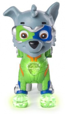Figurina Rocky Eroi cu super puteri Patrula Catelusilor Spin Master