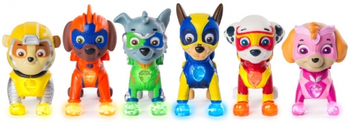 PATRULA CATELUSILOR SET COMPLET CU FIGURINE LUMINOASE SPIN MASTER