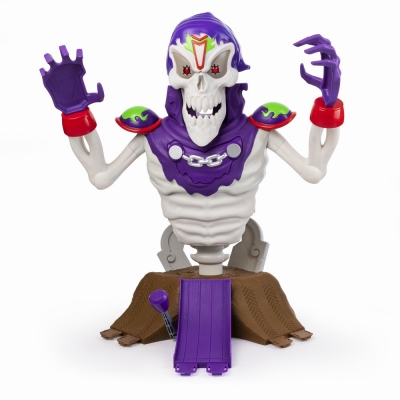 Masina de jucarie si pista cu lansator Doboara-l pe Grimm Monster Jam Spin Master