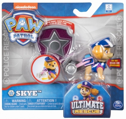PATRULA CATELUSILOR SKYE IN UNIFORMA DE POLITIE SPIN MASTER