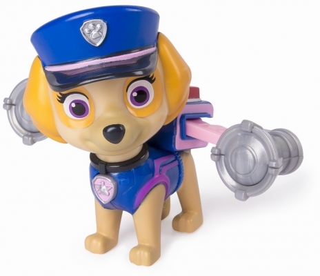 PATRULA CATELUSILOR SKYE IN UNIFORMA DE POLITIE SPIN MASTER