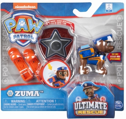 PATRULA CATELUSILOR ZUMA IN UNIFORMA DE POLITIE SPIN MASTER