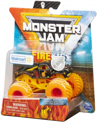 Masina de jucarie Metalica Fire And Ice Personajul W Monster Jam Spin Master