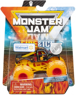 Masina de jucarie Metalica Fire And Ice Personajul W Monster Jam Spin Master