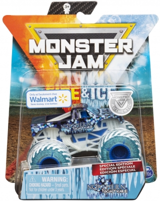 Masina de jucarie Metalica Fire And Ice Northern Nightmare Monster Jam Spin Master