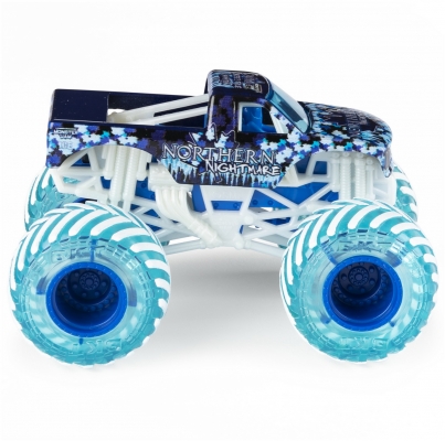 Masina de jucarie Metalica Fire And Ice Northern Nightmare Monster Jam Spin Master