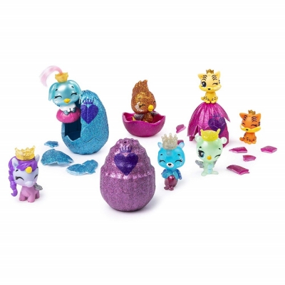 Set figurine Ousoare cu tron, sezonul 6, Hatchimals 5 buc/set Spin Master