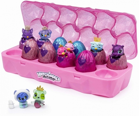 Set figurine in ousoare in cofraj, sezonul 6, 12 buc/set Hatchimals Spin Master