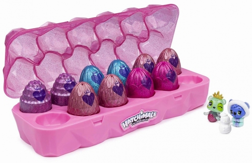 Set figurine in ousoare in cofraj, sezonul 6, 12 buc/set Hatchimals Spin Master