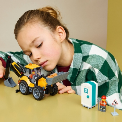 Buldoexcavator galben 60480 LEGO City