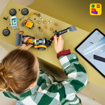 Buldoexcavator galben 60480 LEGO City