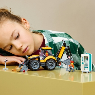 Buldoexcavator galben 60480 LEGO City
