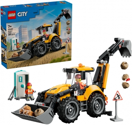 Buldoexcavator galben 60480 LEGO City