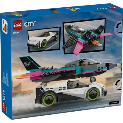 Avion cu reactie vs masina 60489 LEGO City