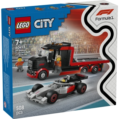 Camion de prezentare F1 cu mașina de curse Audi F1 60493 LEGO City