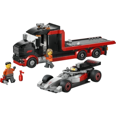 Camion de prezentare F1 cu mașina de curse Audi F1 60493 LEGO City