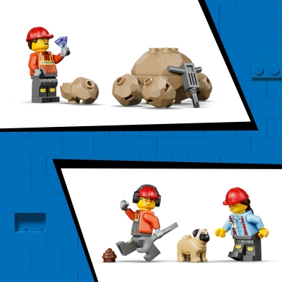 Camion basculant si incarcator frontal 60494 LEGO City
