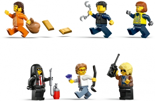 Jaf in trenul politiei 60508 LEGO City