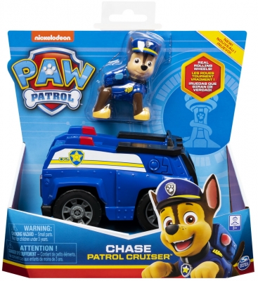 PATRULA CATELUSILOR VEHICULE CU FIGURINA CHASE SPIN MASTER