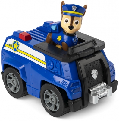 PATRULA CATELUSILOR VEHICULE CU FIGURINA CHASE SPIN MASTER