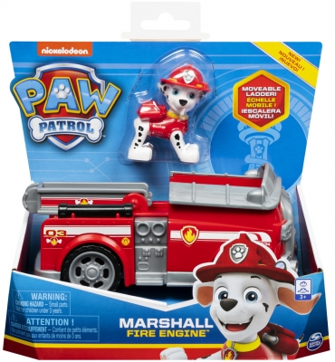 PATRULA CATELUSILOR VEHICULE CU FIGURINA MARSHALL SPIN MASTER