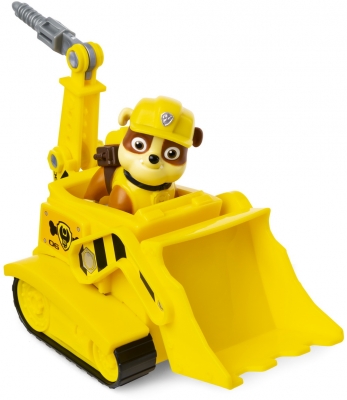PATRULA CATELUSILOR VEHICULE CU FIGURINA RUBBLE SPIN MASTER