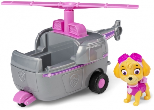 PATRULA CATELUSILOR VEHICULE CU FIGURINA SKYE SPIN MASTER