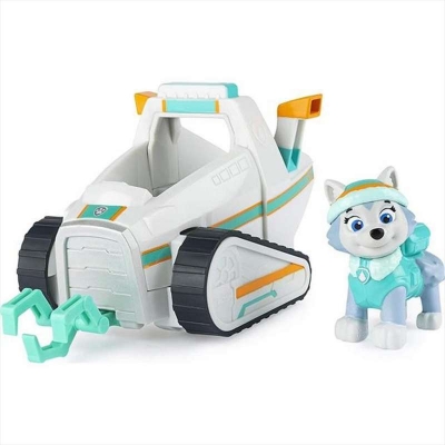 PATRULA CATELUSILOR VEHICULE CU FIGURINA CATELUS EVEREST SPIN MASTER