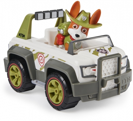 PATRULA CATELUSILOR VEHICULE CU FIGURINA CATELUS TRACKER SPIN MASTER