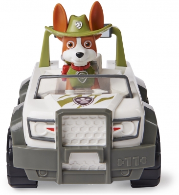 PATRULA CATELUSILOR VEHICULE CU FIGURINA CATELUS TRACKER SPIN MASTER