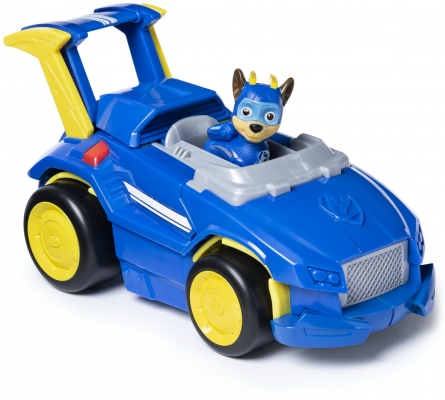 Figurina Chase cu masina de politie Power Up Patrula Catelusilor Spin Master