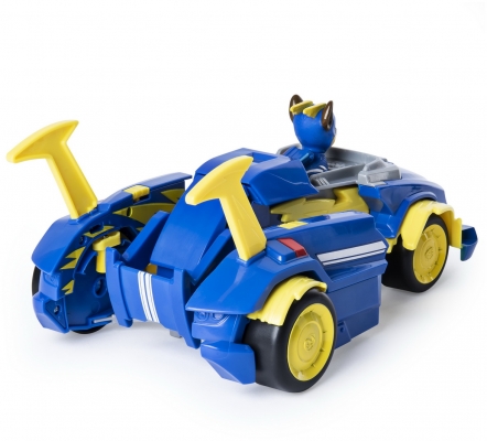 Figurina Chase cu masina de politie Power Up Patrula Catelusilor Spin Master