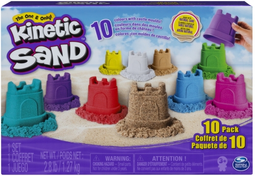 Nisip kinetic, set 10 culori, Spin Master
