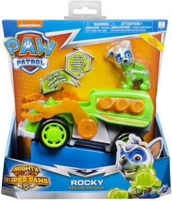 PATRULA CATELUSILOR SUPER EROUL ROCKY CU VEHICUL SPIN MASTER