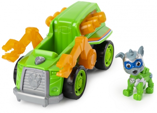 PATRULA CATELUSILOR SUPER EROUL ROCKY CU VEHICUL SPIN MASTER