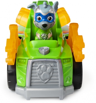 PATRULA CATELUSILOR SUPER EROUL ROCKY CU VEHICUL SPIN MASTER